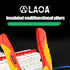 LAOA Long Nose Pliers, 1000 Volt VDE Insulated Electrician's Pliers with Stripping, Cutting, Clamping Features