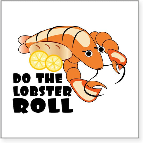 CafePress Lobster Roll Sticker Square Bumper Sticker Car Decal