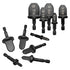 Copper Swaging Tool HVAC Drill, 11 Pcs Manual Pipe Expander Tool with 1/4'' 3/8'' 1/2'' 5/8'' 3/4'' 7/8'' Bits