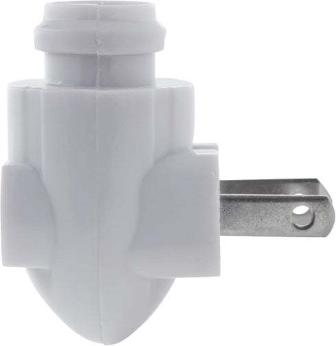 3 Bulbs 3 Pack 3 Creative Hobbies White Auto On Sensor Plug in Night Light Module Includes and Plastic Clips, Great
