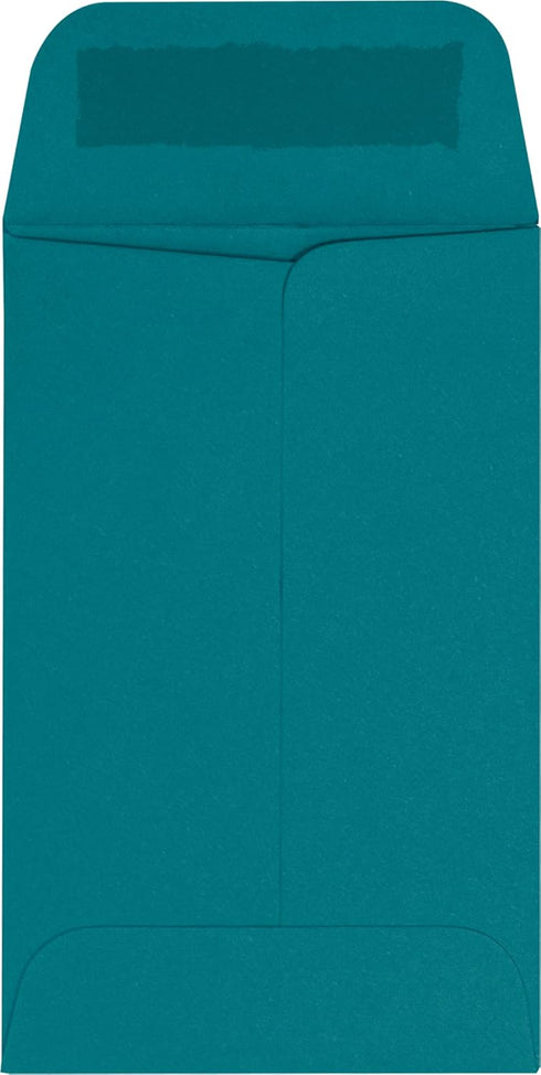 LUXPaper #1 Coin Envelopes | 2 1/4" x 3 1/2" | Teal | 80lb. Text | 50 Qty by LUXPaper