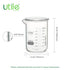 Utile Beaker Set, 1pc Low Form Heavy Duty Glass Beaker, 4000mL, Borosilicate 3.3 Glass