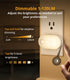 120LM 2 Pack Lyridz Plug in Night Light with Motion Sensor, Superior Bright Smart Mini LED Nightlight, Warm White