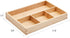 pandapark Wood Organizer Tray, Black Walnut, Desk & Drawer Storage Box (Maple Master)