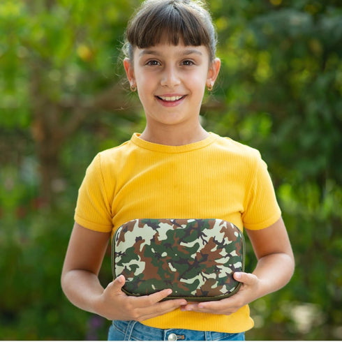 ZIPIT Camo Pencil Box for Boys, Pencil Case for School, Organizer Pencil Bag, Large Capacity Pencil Pouch