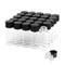 4ml Clear Glass Vials with Screw Caps, 1 Dram Small Liquid Sample Vial, Leak-Proof, 25PCS