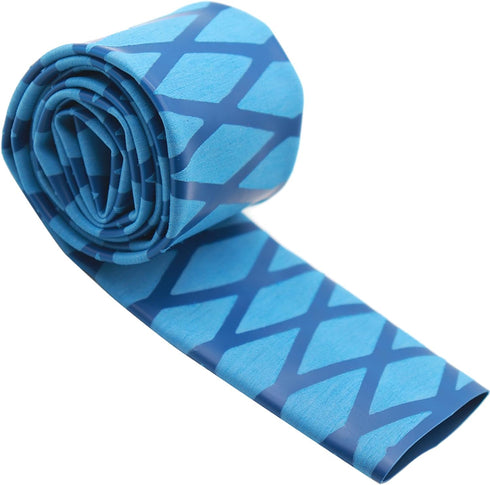 45MM X-Tube Heat Shrink Sleeve Tubing for Rod Handle, Non Slip Waterproof Insulation, 1 Meter Blue