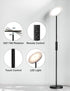 40W/2400LM Dimmable, 3 Modern LED Floor Lamp - Remote & Touch Control, Sky Torchiere Standing Lamp, Fully Color
