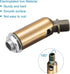 180 M10 Pack 2 MECCANIXITY Sloped Ceiling Adapter Degree Swivel Thread, for Chandelier Ceiling Pendant Light, Gold
