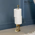 Countertop, WallCharmers Gold Paper Towel Holder, Metal Toilet or Kitchen Paper Holder for Floor or Gold Giraffe
