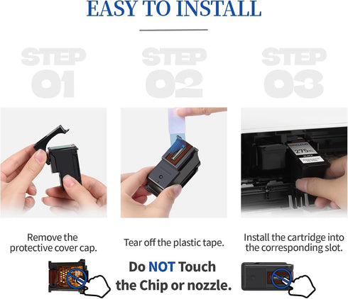 INKCLOUD Compatible Ink Cartridges Replacement for Canon 275XL and 276XL Combo for Canon PIXMA TS3520 TS3522 TS3500