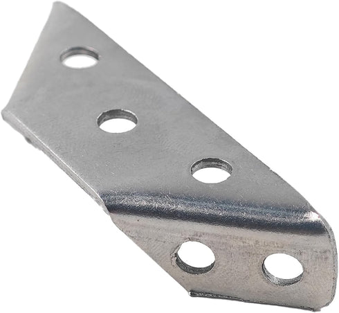 PDETVEO 10PCS Heavy-Duty Trapezoid Brackets, Stainless Steel Corner Braces, Triangle Support Connectors for Furniture