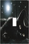 HTSAHKV Black Cat in Moonlight Wall Plate Light Switch Cover Single Gang Outlet