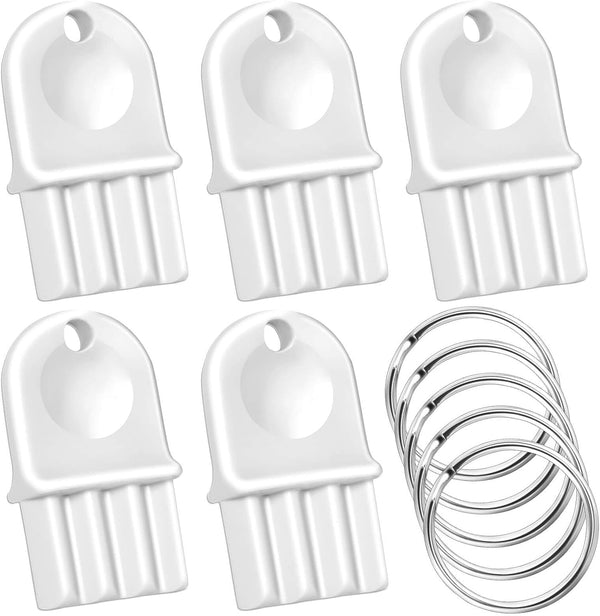 Vomika 5PCS Paper Towel Dispenser Key, Universal Toilet Paper Dispenser Keys, Hard Plastic