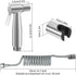 Neween Handheld Toilet Bidet Sprayer for Toilet-Adjustable Water Pressure Control with Retractable Hose for Feminine