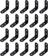 Luxshiny 20pcs Thickened Black Stainless Steel Corner Braces Heavy Duty Corner Shelf