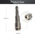 Utoolmart 1/4" Quick-Change Hex Shank 7mm Nut Setter Driver Drill Bit, 65mm Length, Metric With-magnetic 2Pcs by Utoolmart