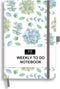 RICCO BELLO Undated Weekly Planner To Do Notebook - Hardcover for Work, School, Home with Pen Holder, Bookmark, Band