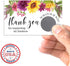 Sunflowers & Dahlias Floral Scratch & Win Package Inserts, 20 Single Sided Insert Cards for Small Businesses