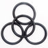 Bumper Fender Quick Release Fasteners Kit, Replacement Rubber Bands O-Rings (4-Pack)