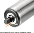 PATIKIL Conveyor Roller 2" Diameter, 8" Length, 2 Pack Stainless Steel Gravity Replacement Parts