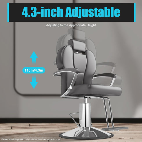 LUOSHALIYA 440lbs(The Chair Hydraulic Pump, Stylist Chair Adjustable Chair Hydraulic Pump with High Bearing for Bars