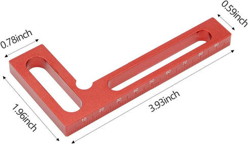 90 Degree Woodworking Right Angle Clamp, Tools Positioning Square10cm/3.9inch