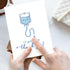 YiKaLus Cute IV Thank You Card for Doctors Nurses, Funny Medical Appreciation Gift for Healthcare Workers, Doctor's Day