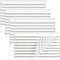 Large Lined Transparent Sticky Notes, 4 Pads 3x5 inch Clear Self-Adhesive Post Memo Reminder Tabs for Office