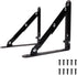 2pcs Folding Shelf Bracket 5.91 Inch, Heavy Duty Collapsible Shelf Brackets, Metal
