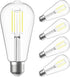 SHINESTAR E26 LED Bulb, 60 Watt Dimmable, 4000K Bright White, Edison Light Bulbs, 4-Pack