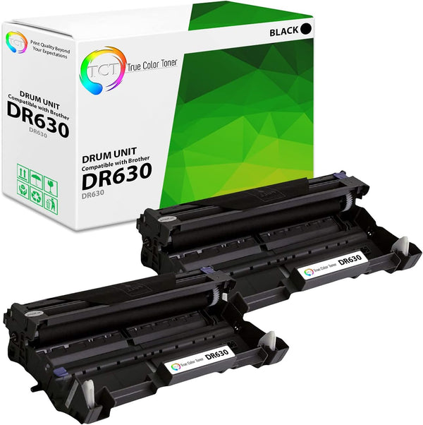TCT Premium Compatible Drum Unit Replacement for Brother DR-630 DR630 Black for HL-L2300D L2360DW Printers (12,000