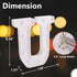 LED Marquee Sign Light Up Letters, Alphabet Light Up Letters Sign, Battery Powered LED Letter Lights for Night Light
