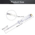 Fielect Tester Screwdriver, Voltage Tester Light Circuit Tester Electric Test Pen Screwdriver AC100-500V Clear 1pcs