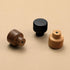 8 pcs Walnut Wood Round Chinese-Style Cute Cabinet Door Handles Cabinet Drawer Pulls Single-Hole Wardrobe Knobs Wooden