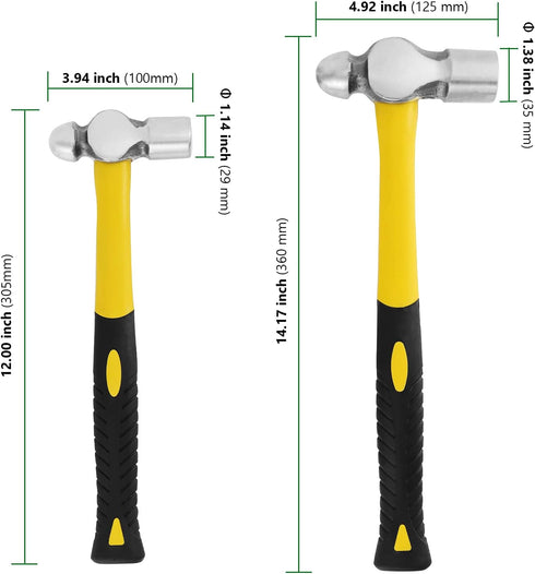 2 24 OZ 32 OZ Hammer Set, Hammer, Hammer, HAKZEON PCS and Ball Peen Forged Steel Ball Pain Metal Ball Peen