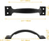 20 Pcs Vintage Black 5.5 Inch Barn Door Handles, Large Gate Pulls for Kitchen Cupboard Furniture Drawer Cabinet Hardware