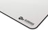 Glorious Large Gaming Mouse Pad, Rubber Base Computer Mouse Mat, 16"x18" White Cloth Mousepad