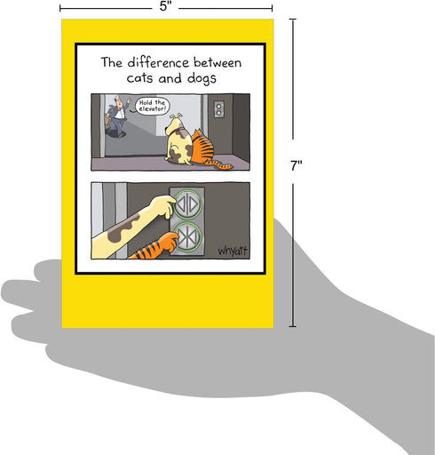 NobleWorks Funny Birthday Card - Hilarious Cartoon Notecard with Envelope, Bday Celebration
