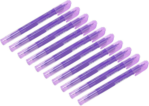 10 Set Dioche Skin Marker Pen Double Headed Ultra Fine Tip Quick Drying Ink Eraseable Brow Mapping Pen with Ruler