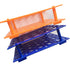 50 Well Orange /Blue Centrifuge Tube Rack for 10ml/15ml/50ml(Two Packs) (Orange/Blue)