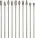 Long Carbide Rotary Burr Set, 10Pcs Double Cut 1/8" Shank for Woodworking, Steel Metal Polishing, Engraving