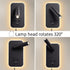 AWEKLIY Wall Mounted LED Reading Light for Bed Headboard, Bedside Wall Sconces USB Charging, Night Light for Bedroom
