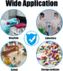 Biohazard Specimen Bags, 100pcs 6x9in with Ziplock Top and Outside Pocket Paperwork Pouch