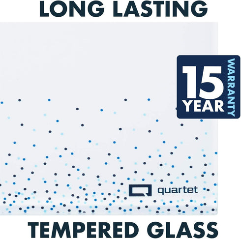 Quartet Glass Desktop Notepad, 9" x 6", Whiteboard, Dry Erase Surface, 2 Pack