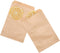 Volanic 100PCS 4X6 Inch Kraft Paper Bags, Small Flat Party Favor Bags for Bakery, Cookies, Sandwich Packing