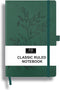 RICCO BELLO Classic College Ruled Notebook, Faux Leather Hardcover Journal for Work, 192 Lined Pages, 5.7 x 8.4-Inches