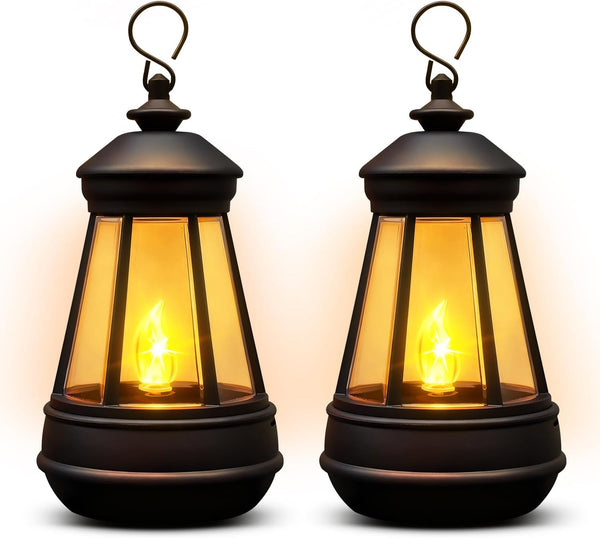 Babineto 2 Pack Mini Solar Lantern Lights Replacement Parts for Outdoor Statue,Waterproof Solar
