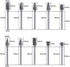Double Cut Carbide Rotary Burr Set, 10 Pcs, 1/8" Shank, 1/4" Head Length for Woodworking, Drilling, Metal Carving