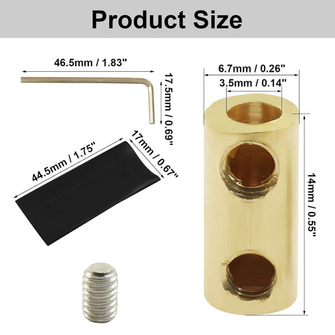 10 10 60 10 Bonsicoky Gauge Wire Connectors, Pcs Copper Splice Terminals with Heat Shrink Tubing, Amp Circuit